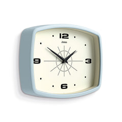 Jones Movie wall clock in blue 25cm