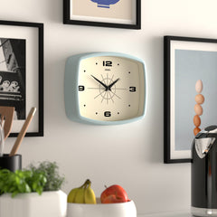 Jones Movie wall clock in blue 25cm