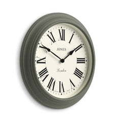 Jones Supper Club wall clock in asparagus green 40cm