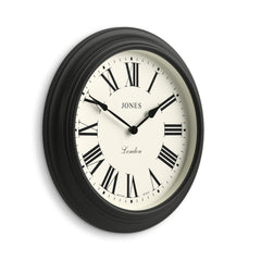 Jones Supper Club wall clock in dark grey 40cm