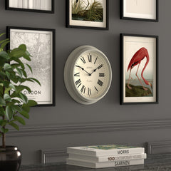 Jones Venetian wall clock in grey 30cm