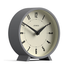 Jones Venus mantel clock in clockwork grey