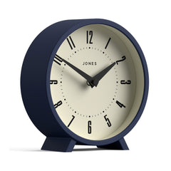 Jones Venus mantel clock in indigo blue